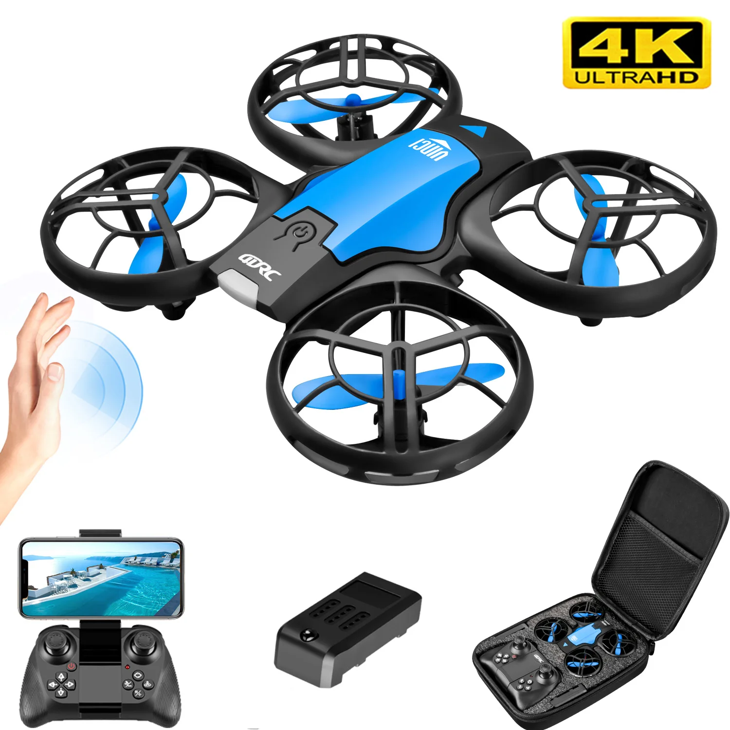 Drone Kit Professional - V8 Drone Mini Baru 4K Profesional