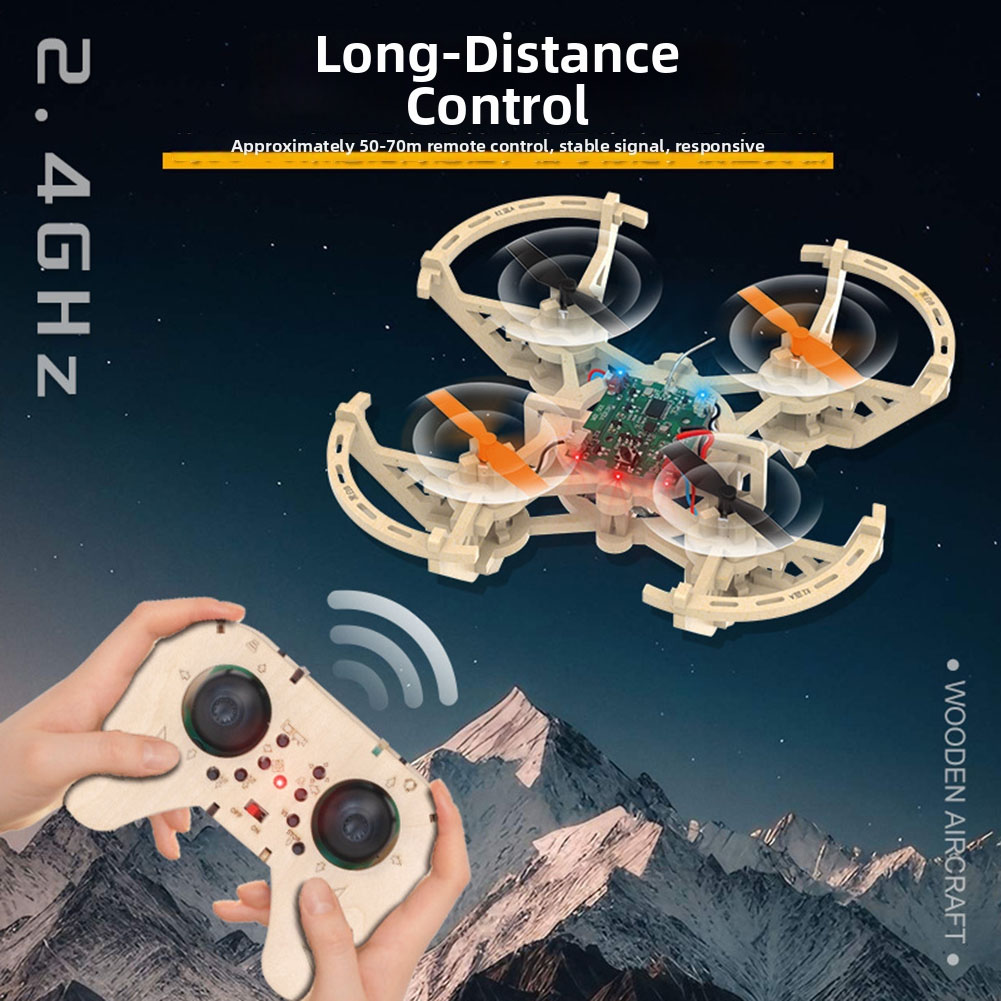 Drone Kit Octocopter - Kit Model Drone Kayu RC 3